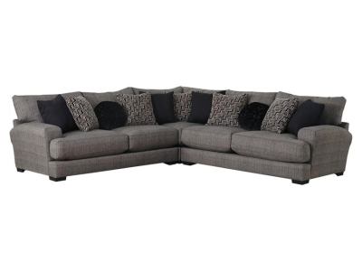 Jackson Furniture Ava Stationary Fabric 3 Piece Sectional in Papper - 4498-93 1796-48 / 2870-48 | 4498-59 1796-48 / 2870-48 | 4498-94 1796-48 / 2870-48
