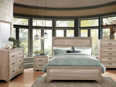 Vicki Collection 7 Piece Queen Panel Bedroom Set - 1955-K