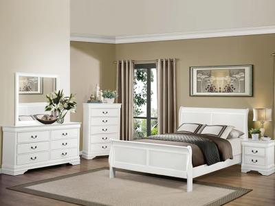 Mayville Collection 6pc Queen Sleigh Bedroom Set - 2147W-6PC-K