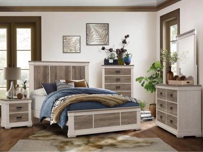 Waylon Collection 6pc Full Panel Bedroom Set - 1677F-6PC-K
