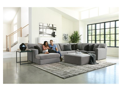 Jackson Furniture Carlsbad Fabric 3 Piece Sectional in Charcoal - 3301-75 1410-68 / 1411-68 | 3301-30 1410-68 / 1411-68 | 3301-72 1410-68 / 1411-68