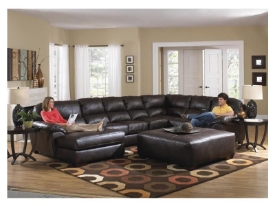 Jackson Furniture Lawson Bonded Leather 3 Piece Sectional - 4243-75 1223-29 / 3023-29 | 4243-30 1223-29 / 3023-29 | 4243-72 1223-29 / 3023-29