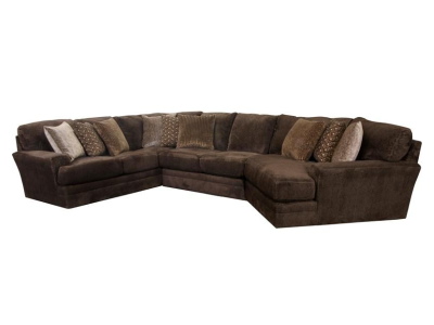 Jackson Furniture Mammoth Stationary Fabric 4 Piece Sectional - 4376-46 1806-49 / 2640-59 | 4376-59 1806-49 / 2640-59 | 4376-29 1806-49 | 4376-96 1806-49 / 2640-59