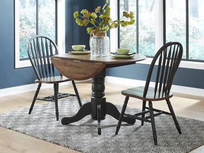 Carolina Crossing 3 piece Dining Set - 186B-C1000S (2), 186B-T4242 / 186B-P4242