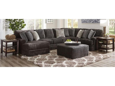 Jackson Furniture Mammoth Fabric 3 Piece Sectional in Smoke - 4376-75 1806-58 / 2640-48 | 4376-30 1806-58 | 4376-42 1806-58 / 2640-48