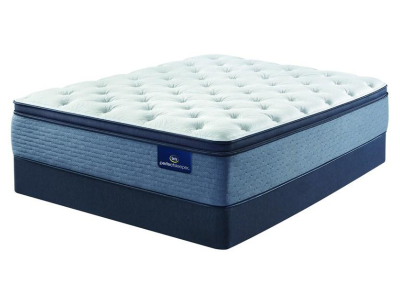 Serta Stellar Plush Pillow Top Twin Mattress Set - 850004306-1010 / 850003039-5010