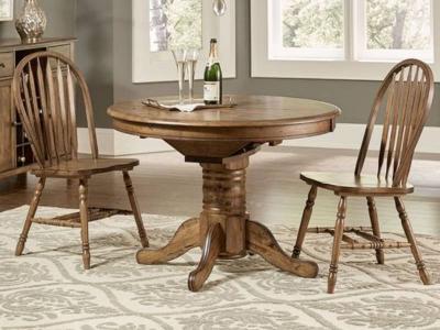 Carolina Crossing 3 Piece Round Table Set - 186-C1000S (2)186-CD-PDS