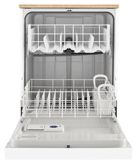 24" Whirlpool Heavy-Duty Dishwasher With 1-Hour Wash Cycle - WDP370PAHW