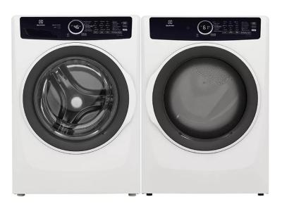 27" Electrolux 5.2 Cu. Ft. Front Load Washer and 8.0 Cu. Ft. Front Load Gas Dryer - ELFW7437AW-ELFG7437AW