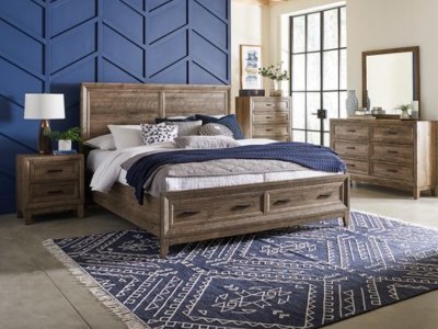 Ridgecrest Collection King Storage Bedroom Set - 384-BR-KSBDMCN