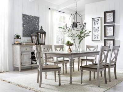 Cottage Lane Collection 7 Piece Dining Set - 350-CD-7RLS