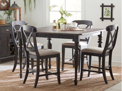 Ocean Isle 5 Piece Counter Height Dining Set - 303W-CD-5GTS