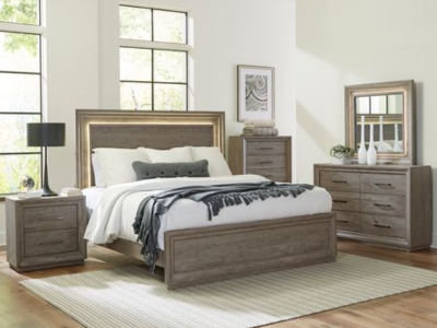 Horizon Collection 7 Piece Queen Panel Bedroom Set - 272-BR-QPBDMCN