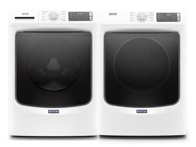 27"  Maytag 5.5 Cu. Ft. Front Load Washer With Extra Power And 7.3 Cu. Ft. Front Load Electric Dryer - MHW6630HW-YMED6630HW