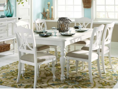 Summer House Collection 7 Piece Dining Set - 607-CD-7RLS