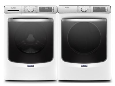 27" Maytag 5.8 Cu. Ft. Front Load Washer and Front Load Gas Dryer - MHW8630HW-MGD8630HW
