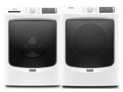 27" Maytag 5.5 Cu. Ft. Front Load Washer  and 7.3 Cu. Ft. Front Load Electric Dryer - MHW6630HW-YMED5630HW