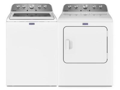 Maytag 5.5 Cu. Ft. Top Load Washer and 7.0 Cu. Ft. Top Load Electric Dryer - MVW5430MW-YMED5430MW