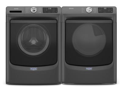 27" Maytag 5.2 Cu. Ft. Front Load Washer and 7.3 Cu. Ft. Front Load Electric Dryer - MHW5630MBK-YMED5630MBK
