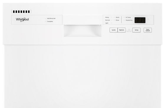 18" Whirlpool Small-Space Compact Dishwasher with Stainless Steel Tub - WDF518SAHW
