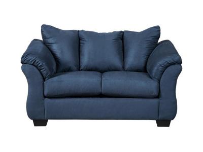 Signature Design by Ashley Darcy Loveseat Blue - 7500735 
