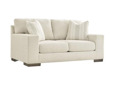 Maggie Fabric Loveseat in Birch - 5200335