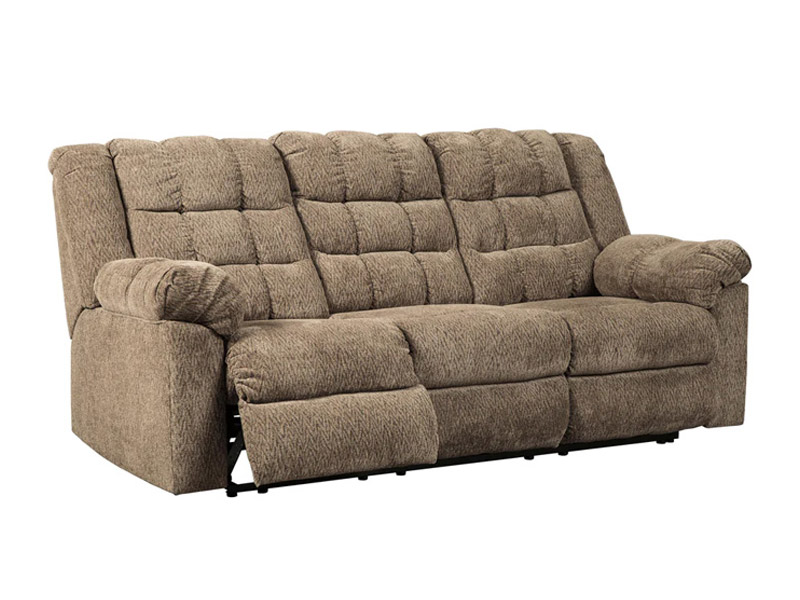 Signature Design by Ashley Workhorse Reclining Sofa in Cocoa - 5840188
