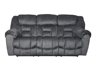 Signature Design by Ashley Capehorn Reclining Sofa in Granite - 7690288
