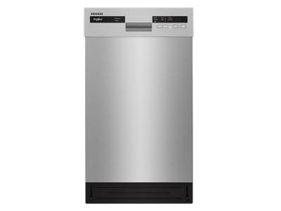 18" Whirlpool Small-Space Compact Dishwasher with Stainless Steel Tub - WDF518SAHM