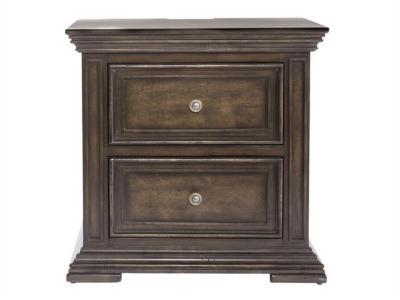 2 Drawer Nightstand with Charging Station - 361-BR61