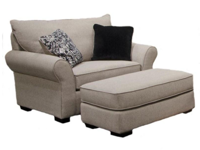 Jackson Furniture Maddox Fabric Ottoman - 4152-10 1631-28