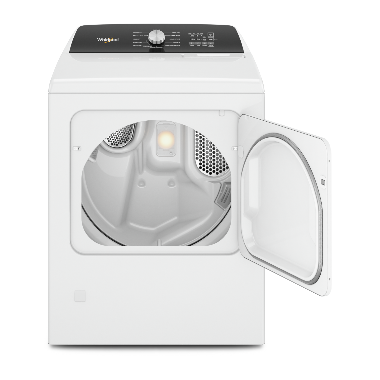 29" Whirlpool 7.0 Cu. Ft. Top Load Gas Moisture Sensing Dryer with Steam - WGD5050LW