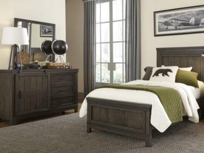 Thornwood Hills 5 Piece Twin Panel Bedroom Set - 759-YBR-TPBDM