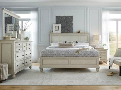 High Country 6 Pc King Panel Bedroom Set - 697-BR-KPBDMN