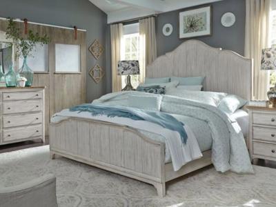 Farmhouse Reimagined 6 Piece King Panel Bedroom Set - 652-BR-KPBDMN