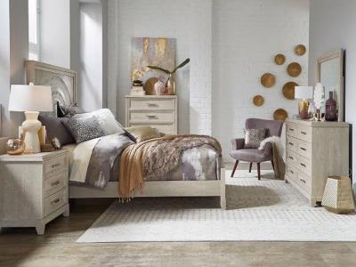 Belmar 7 Pc Queen Panel Bedroom Set - 902-BR-QPBDMCN