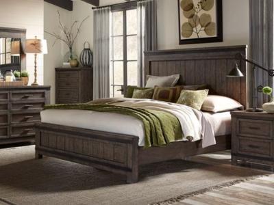 Thornwood Hills 7 Piece King Panel Bedroom Set - 759-BR-KPBDMCN