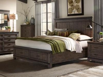 Thornwood Hills 7 Piece King Storage Bedroom Set - 759-BR-KSBDMCN