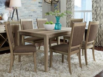 Sun Valley 7 Piece Rectangular Dining Set - 439-C6501S (6)439-T3672