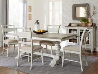Whitney 5 Piece Trestle Table Dining Set - 661W-CD-5TRS