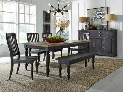 Harvest Home 6 Piece Rectangular Dining Set - 879-6PC-K