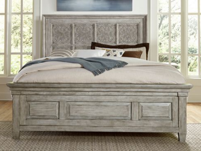 Heartland King Opt Panel Bed - 824-BR-OKPB