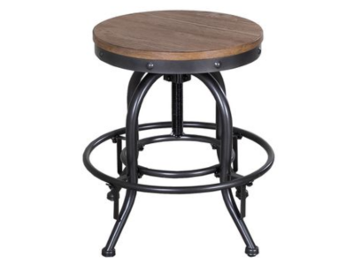 Vintage Adjustable Counter Stool - 179-B000324