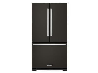 36" KitchenAid 25 Cu. Ft. Standard Depth French Door Refrigerator with Interior Dispense - KRFF305EBS