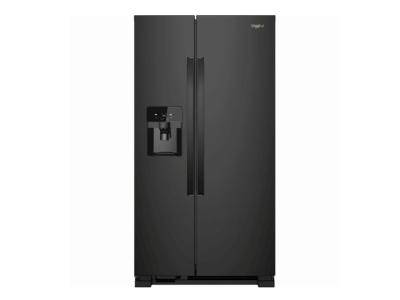 33" Whirlpool 21 Cu. Ft. Side-by-Side Refrigerator in Black  - WRS331SDHB