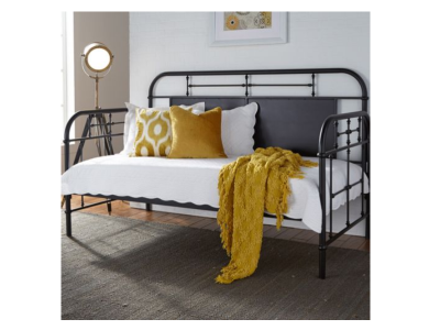 Vintage Twin Metal Day Bed in Black - 179-BR11TB-B