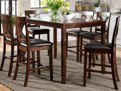 Thornton 7 Piece Gathering Table Set - 164-CD-7GTS