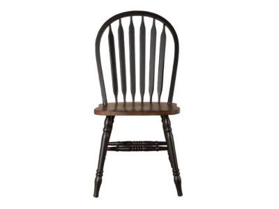 Carolina Crossing Windsor Side Chair in Black - 186B-C1000S