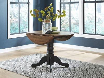 Round Carolina Crossing Dining Table with Pedestal Base - 186B-T4242 / 186B-P4242
