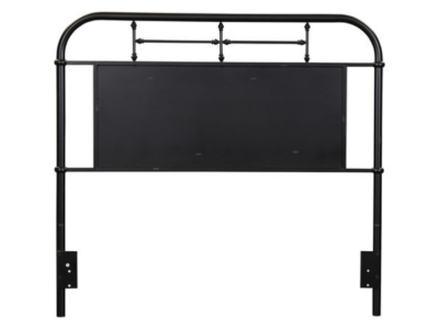 Vintage Full Metal Headboard in Black - 179-BR17H-B